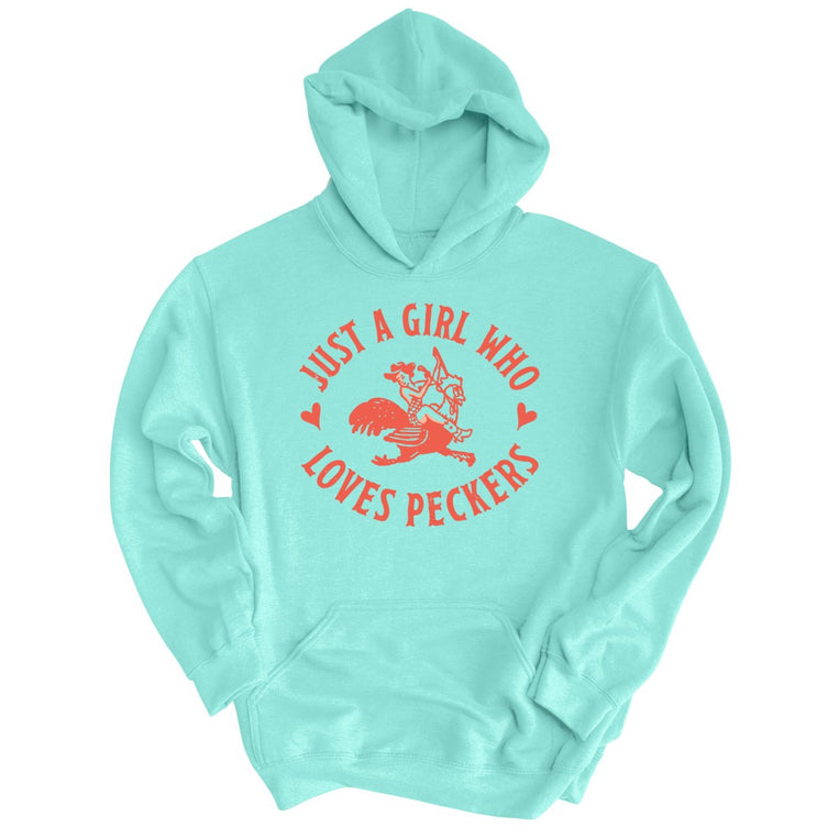 Just a Girl Who Loves Peckers - Mint - Full Front