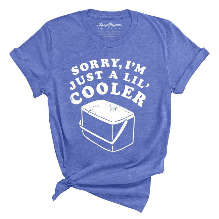 Just A Lil' Cooler - Heather Columbia Blue - Full Front