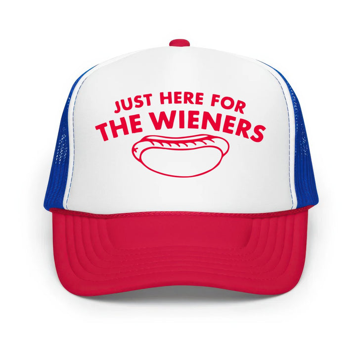 Just Here For The Wieners - Classic Foam Trucker Hat