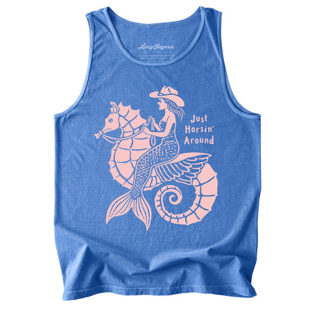 Just Horsin' Around Comfort Colors Tank Top