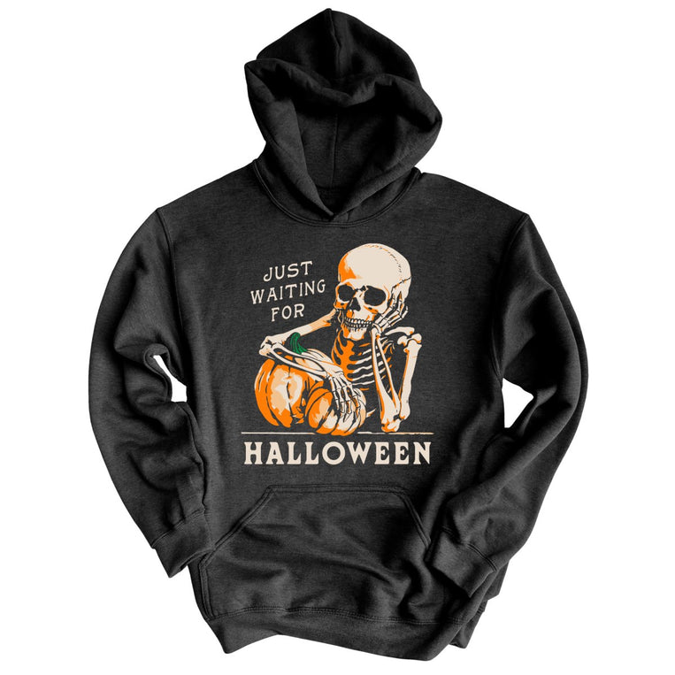 Just Waiting For Halloween - Charcoal Heather - Full Front