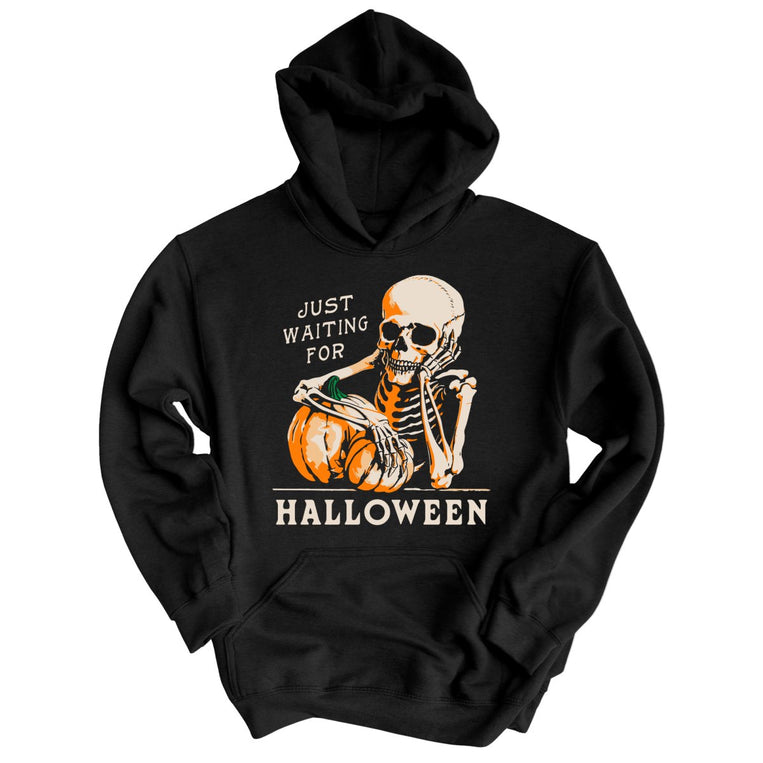 Just Waiting For Halloween - Black - Full Front