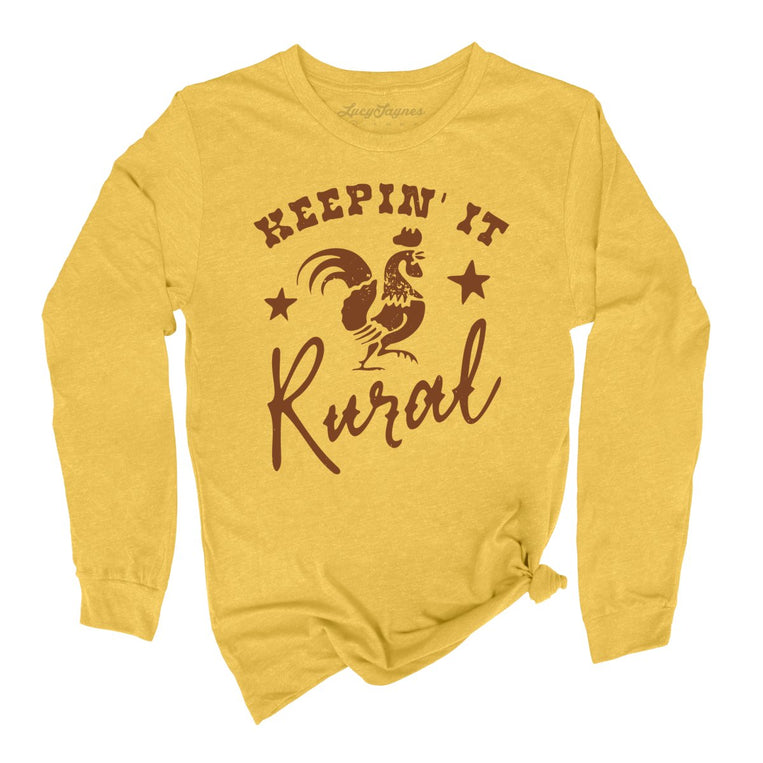 Keepin' it Rural - Heather Yellow Gold - Full Front