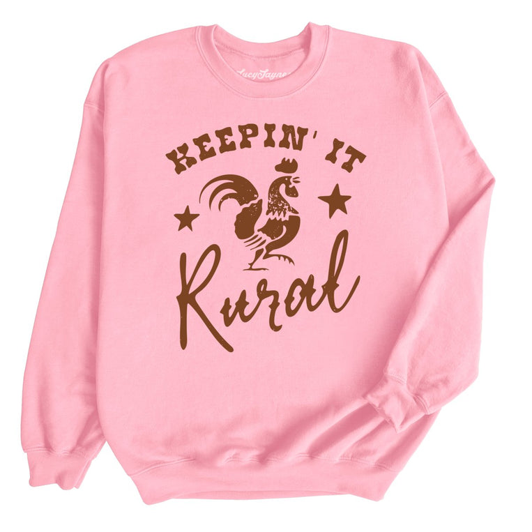 Keepin' it Rural - Light Pink - Full Front