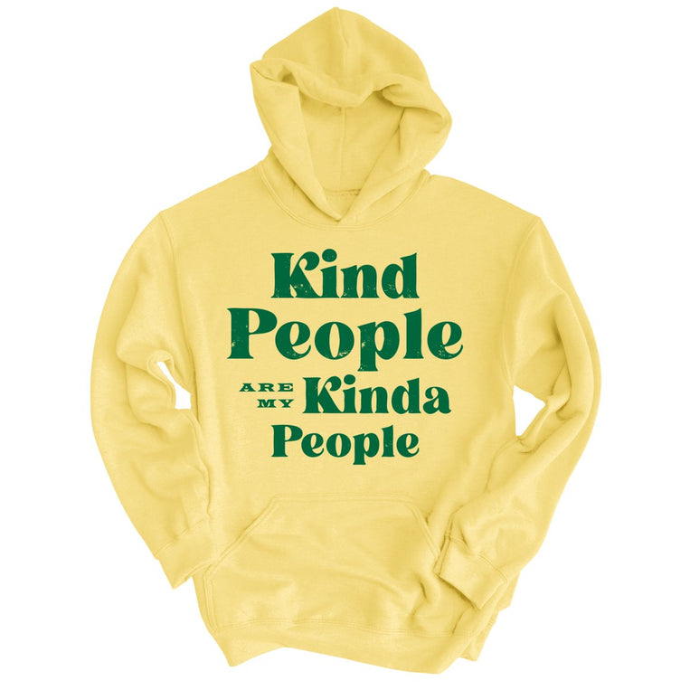 Kind People Are My Kinda People - Light Yellow - Full Front