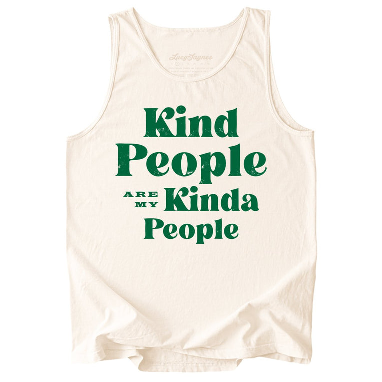 Kind People Are My Kinda People Comfort Colors Graphic Tank Top