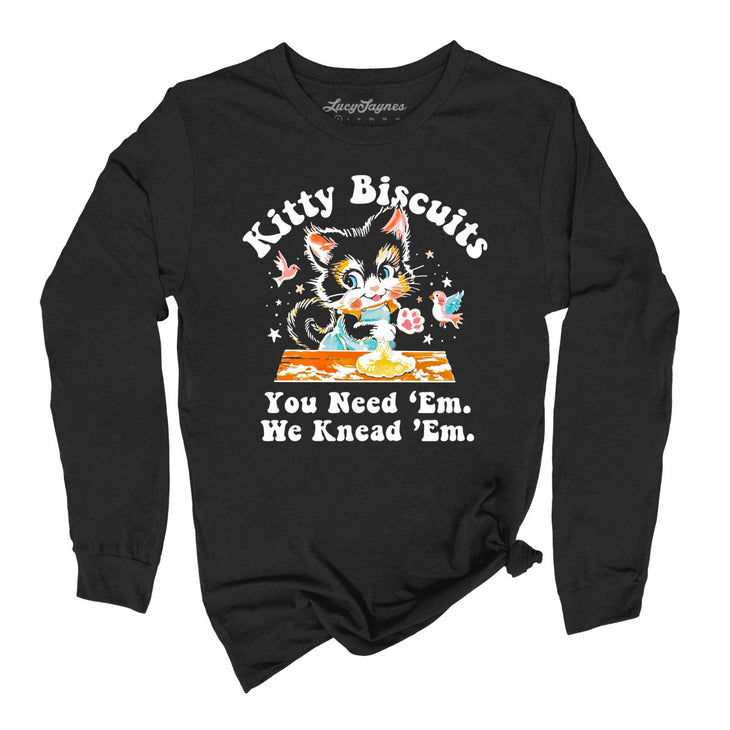 Kitty Biscuits Long Sleeve Tee
