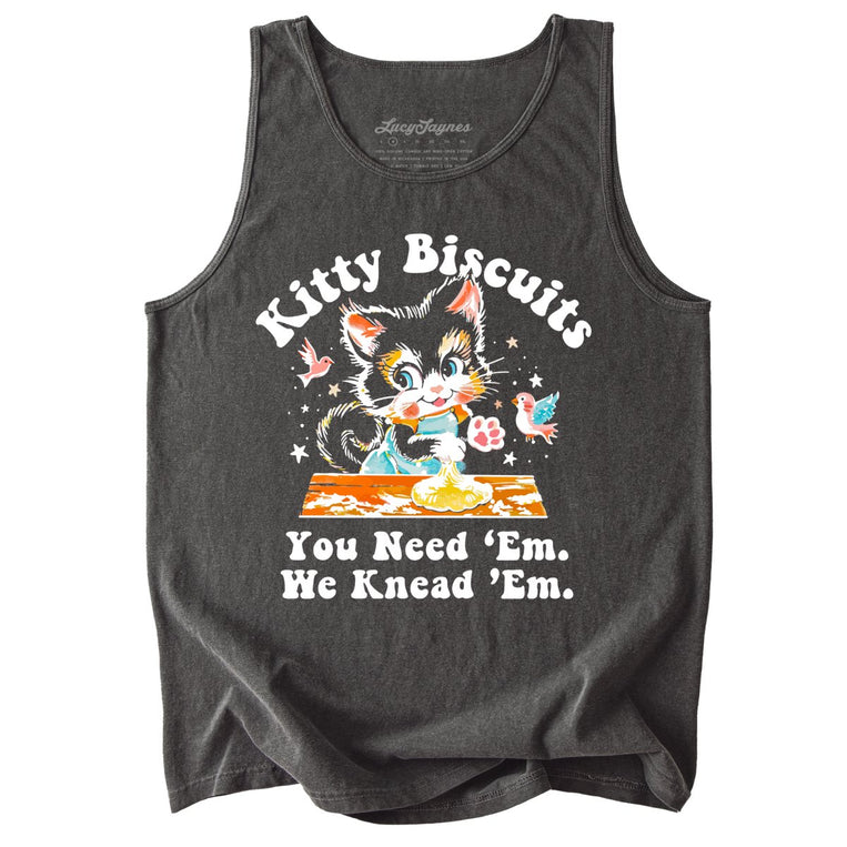 Kitty Biscuits Comfort Colors Graphic Tank Top