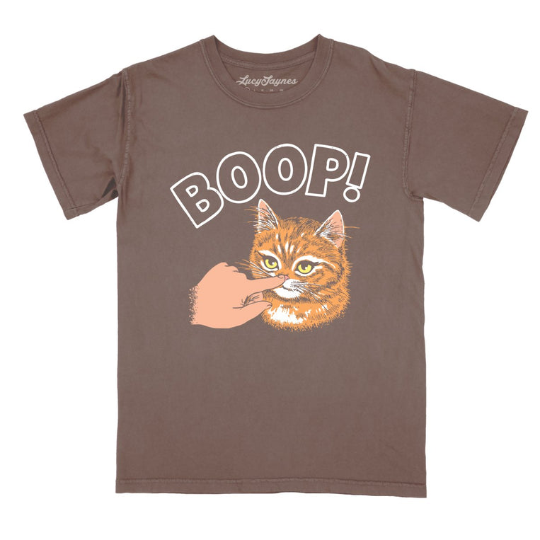 Kitty Boop - Espresso - Comfort Colors Tee
