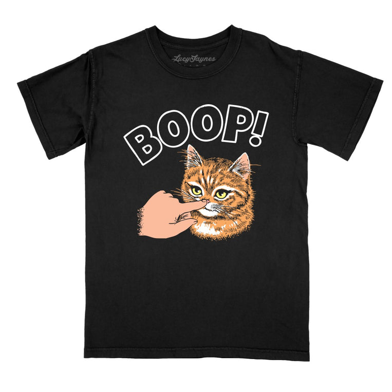 Kitty Boop - Black - Comfort Colors Tee