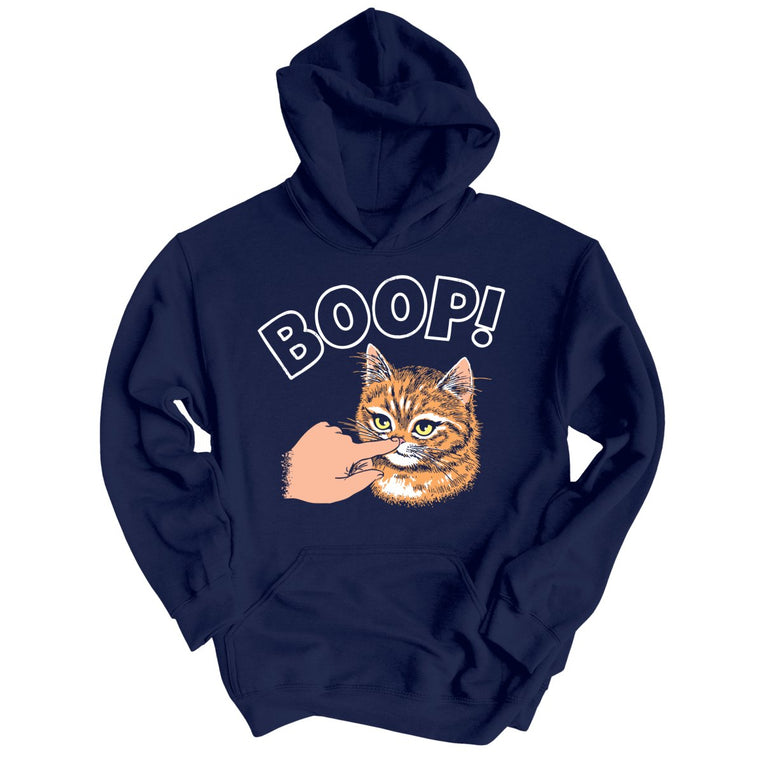 Kitty Boop - Navy - Unisex Hoodie
