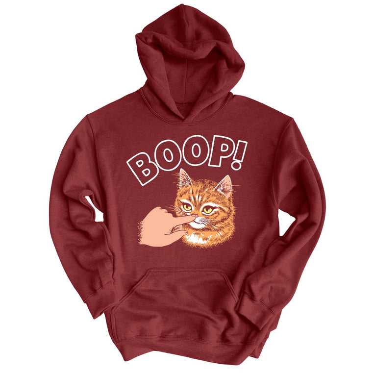 Kitty Boop - Maroon - Unisex Hoodie