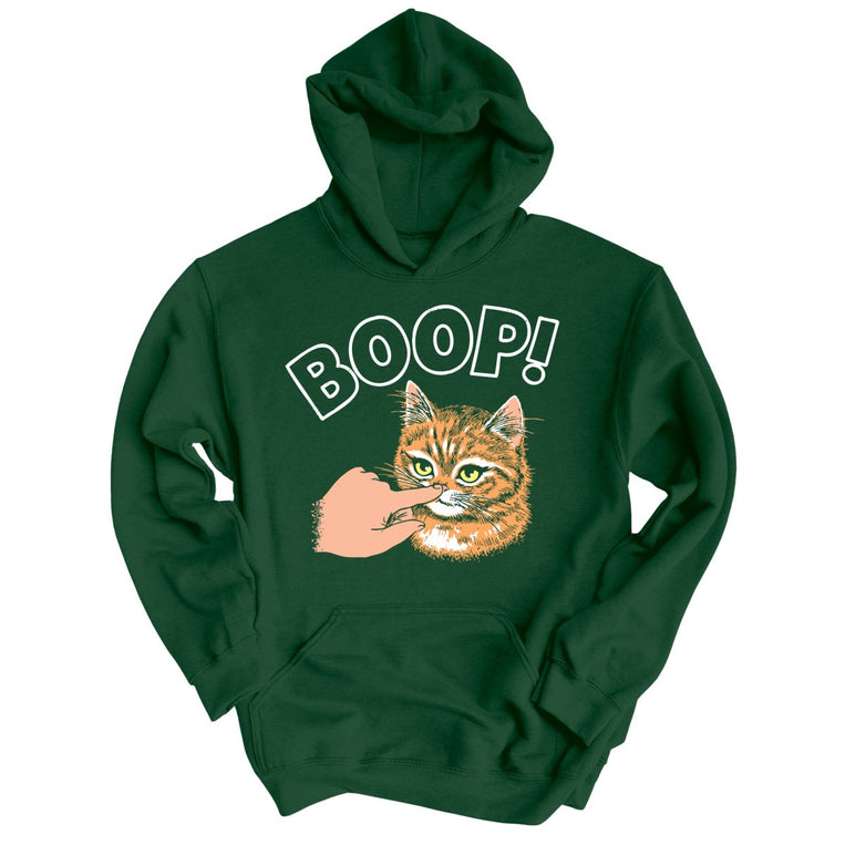 Kitty Boop - Forest Green - Unisex Hoodie