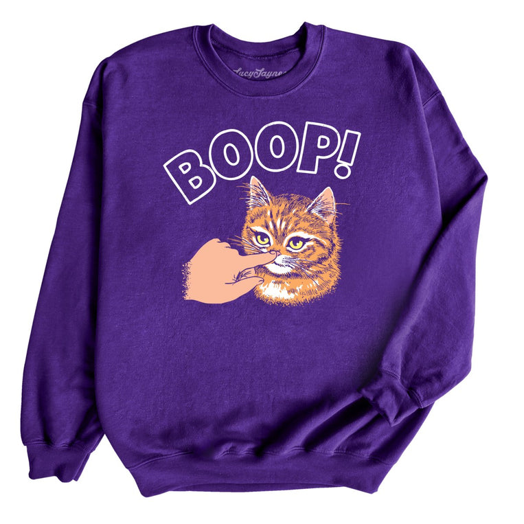 Kitty Boop - Purple - Unisex Sweatshirt