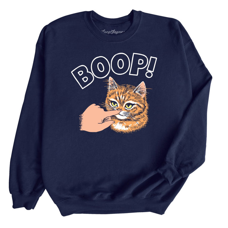 Kitty Boop - Navy - Unisex Sweatshirt