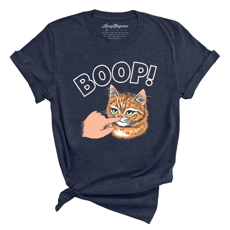 Kitty Boop - Heather Midnight Navy - Unisex T-Shirt