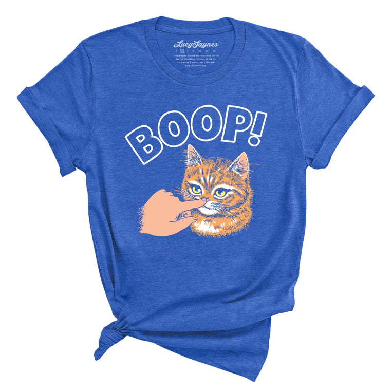 Kitty Boop - Heather True Royal - Unisex T-Shirt