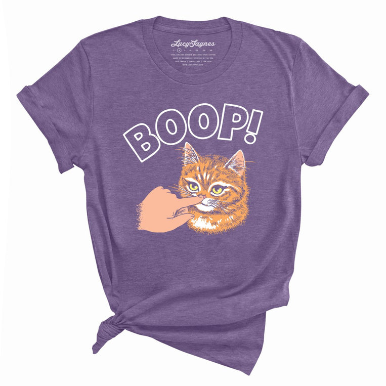 Kitty Boop - Heather Purple - Unisex T-Shirt