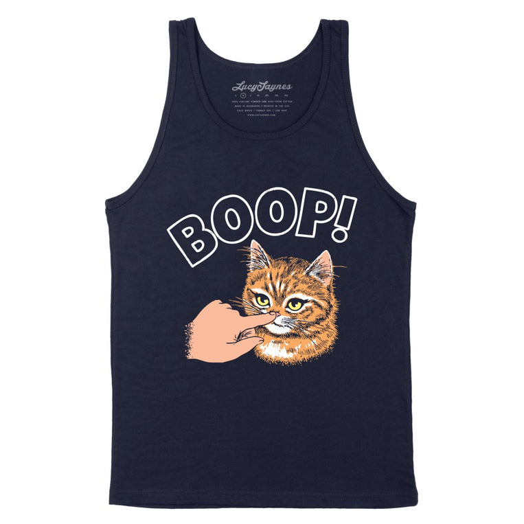 Kitty Boop - Navy - Unisex Tank Top