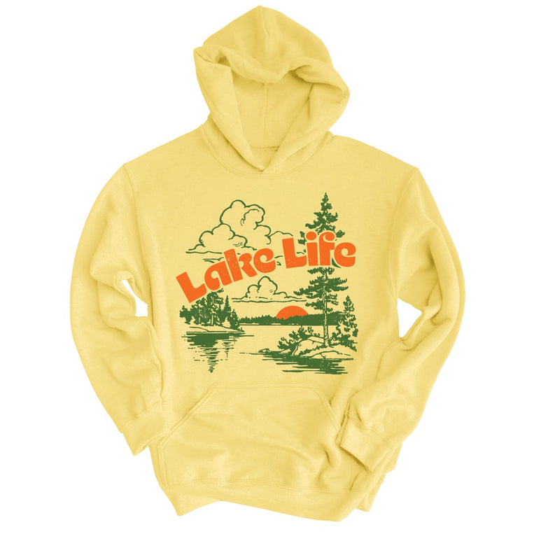 Lake Life - Light Yellow - Full Front