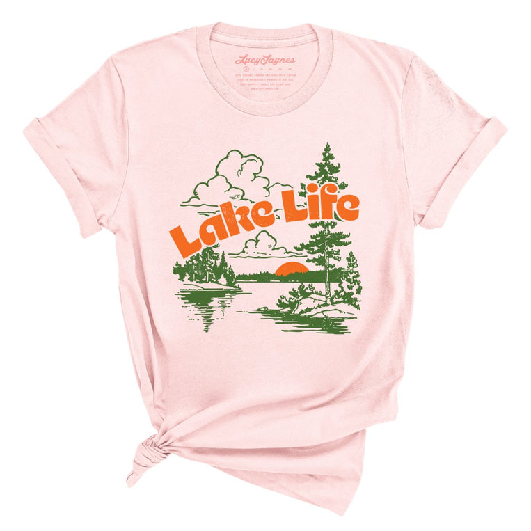 Lake Life - Soft Pink - Full Front