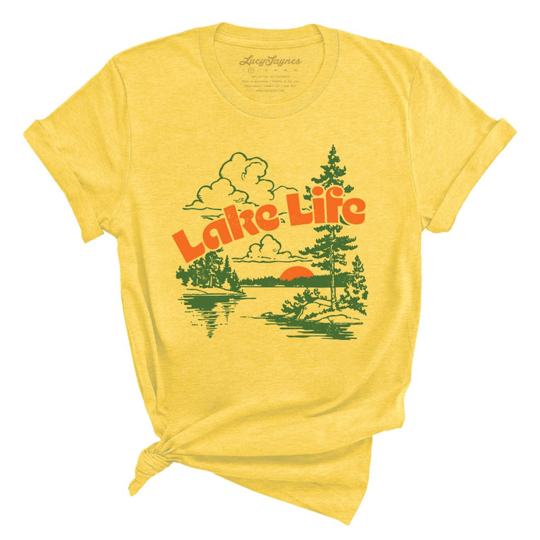 Lake Life - Heather Yellow - Full Front