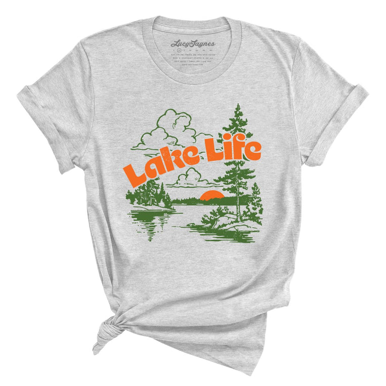 Lake Life - Athletic Heather - Full Front