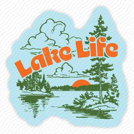 Lake Life Sticker