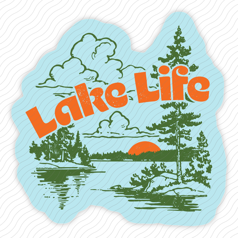 Lake Life - Sticker