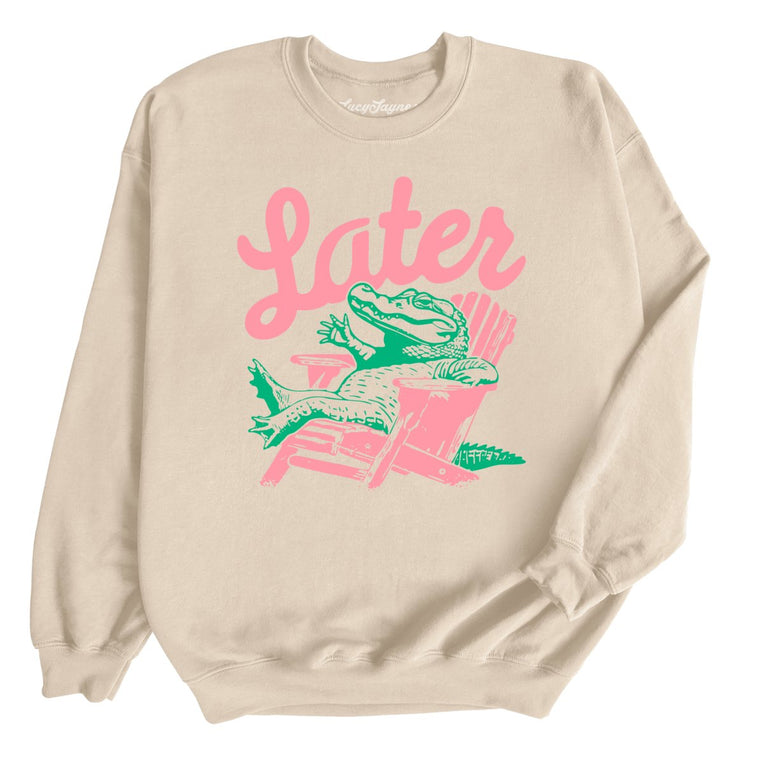 Later Alligator - Sand - Unisex Sweatshirt