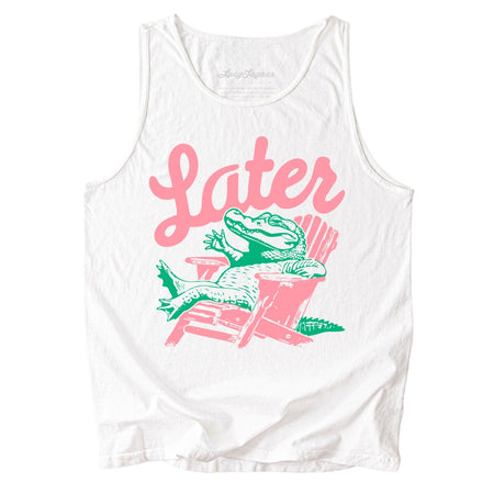 Later Alligator Comfort Colors Tank Top