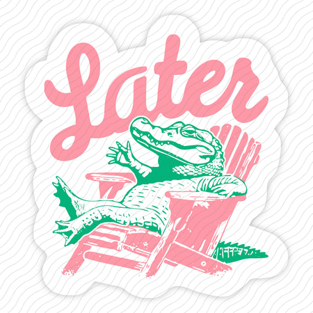 Later Alligator Sticker