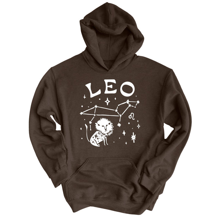 Leo Graphic Hoodie - Dark Chocolate