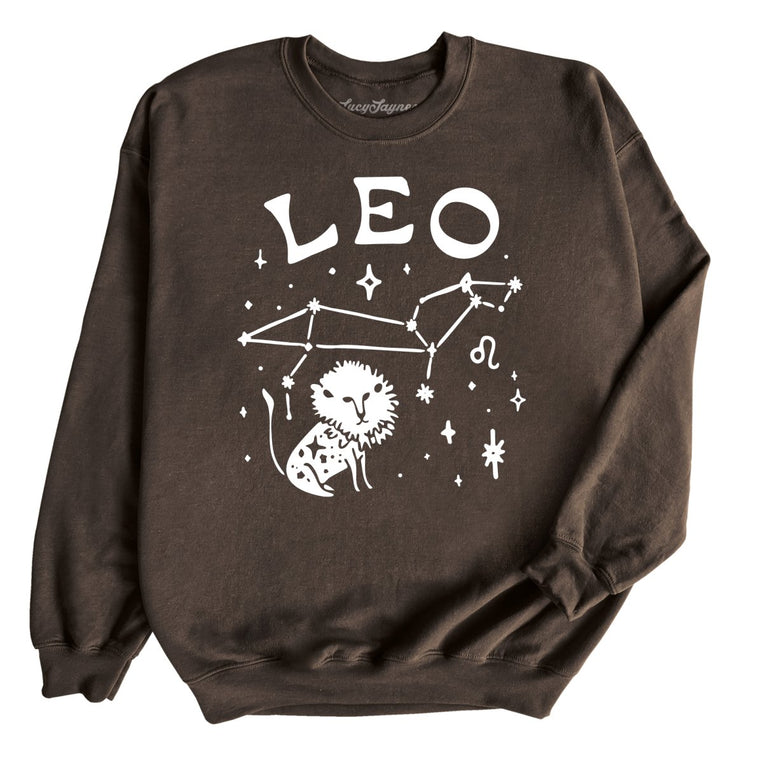 Leo - Dark Chocolate - Unisex Sweatshirt