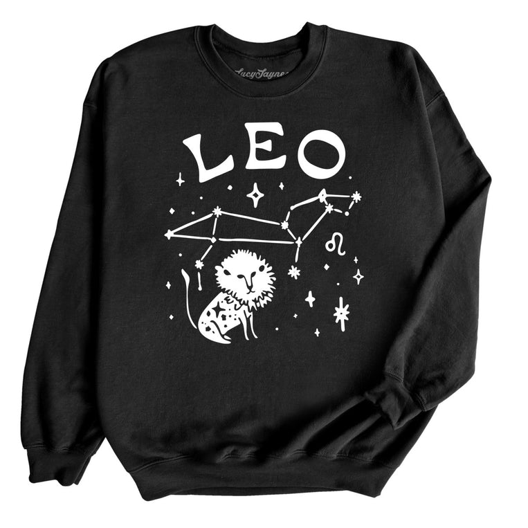 Leo - Black - Unisex Sweatshirt