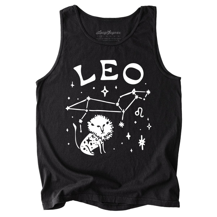 Leo Comfort Colors Graphic Tank Top