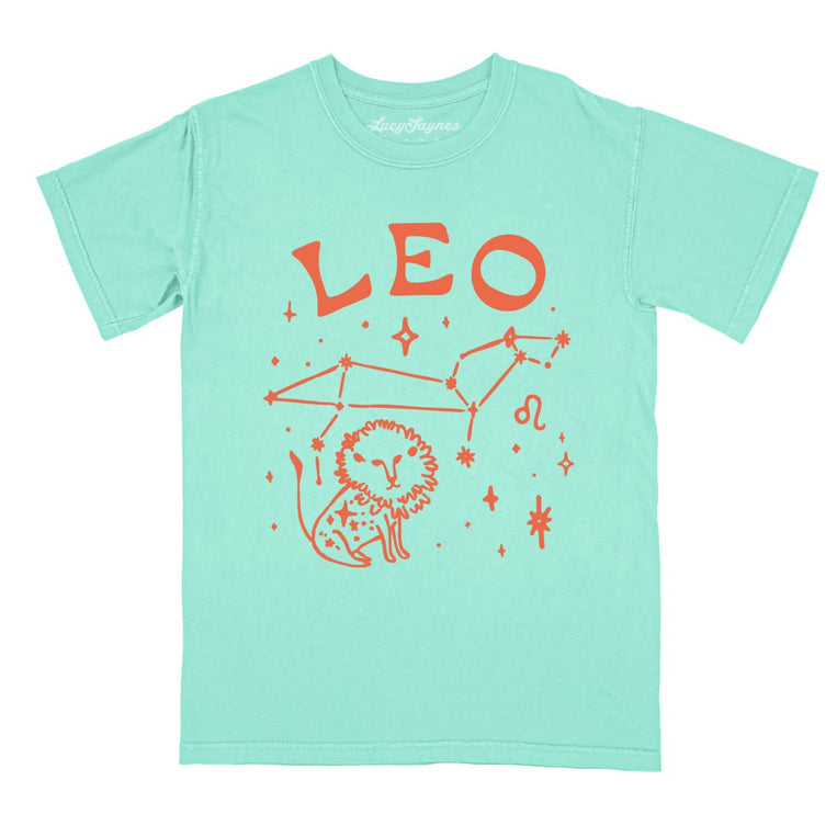 Leo Comfort Colors Graphic Tee - Island Reef
