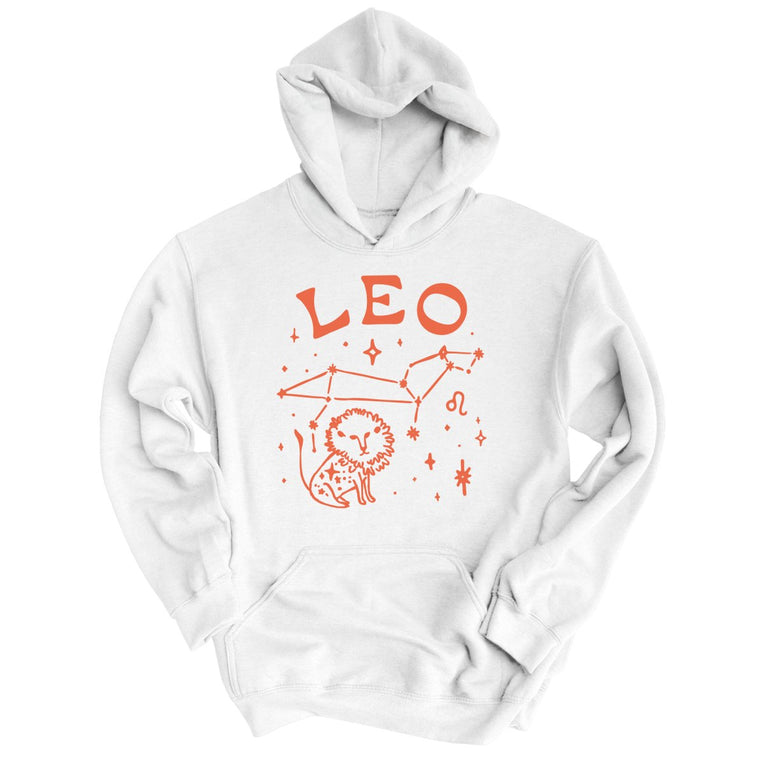 Leo Graphic Hoodie - White