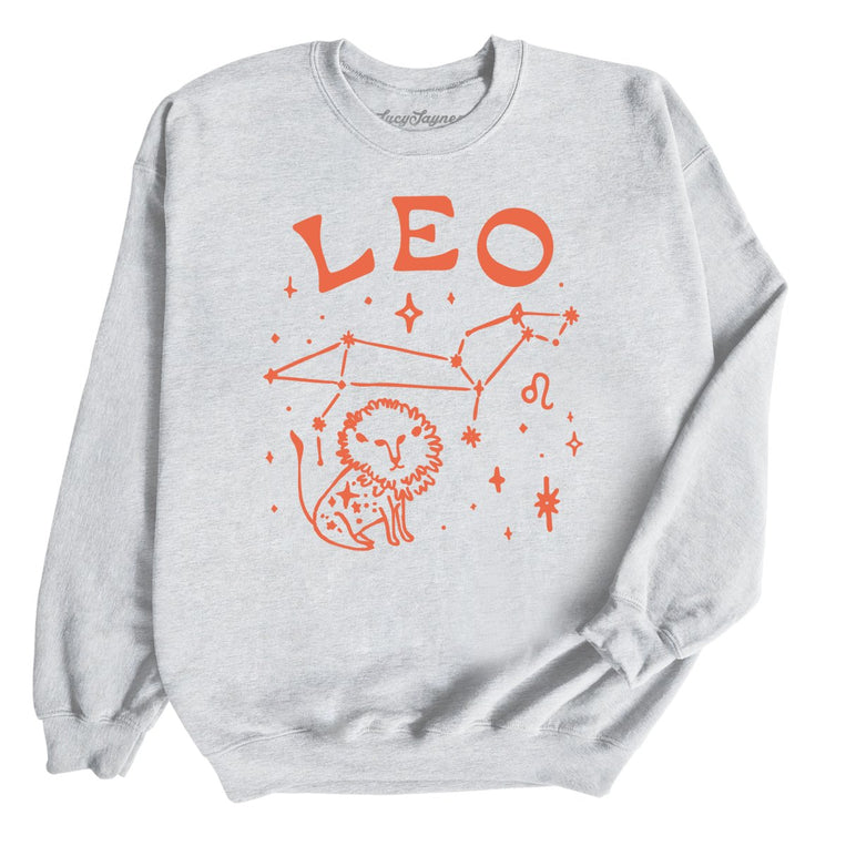 Leo - Ash - Unisex Sweatshirt