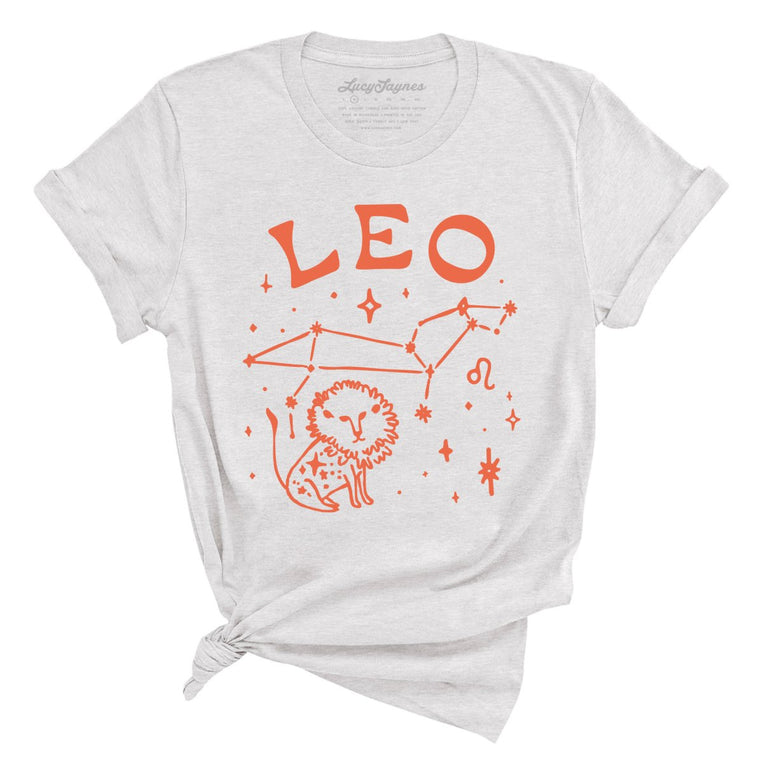 Leo Graphic Tee - Ash