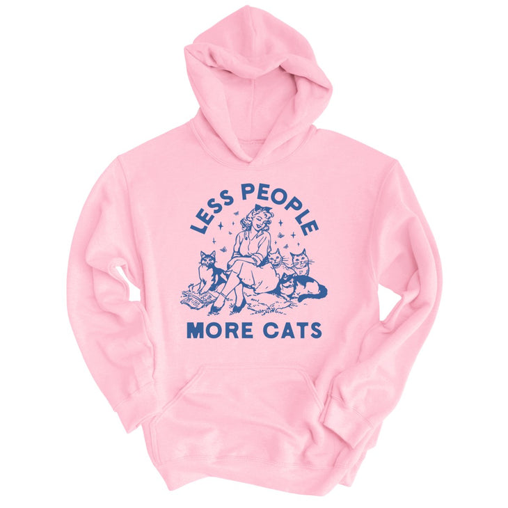Less People More Cats Hoodie