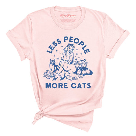 Less People More Cats Tee