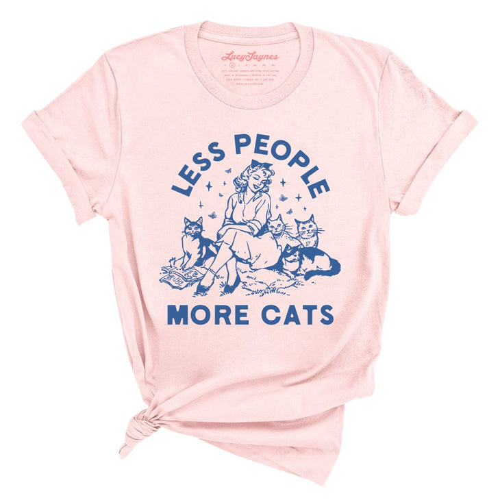 Less People More Cats Tee
