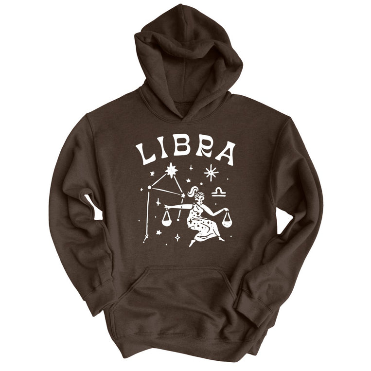Libra - Dark Chocolate - Unisex Hoodie