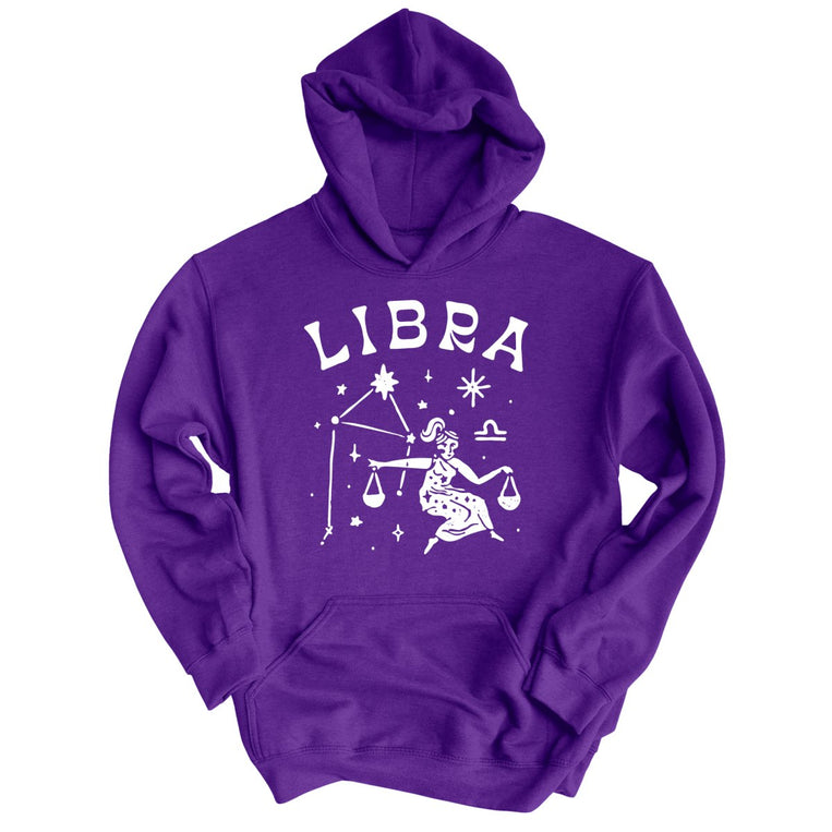 Libra - Purple - Unisex Hoodie