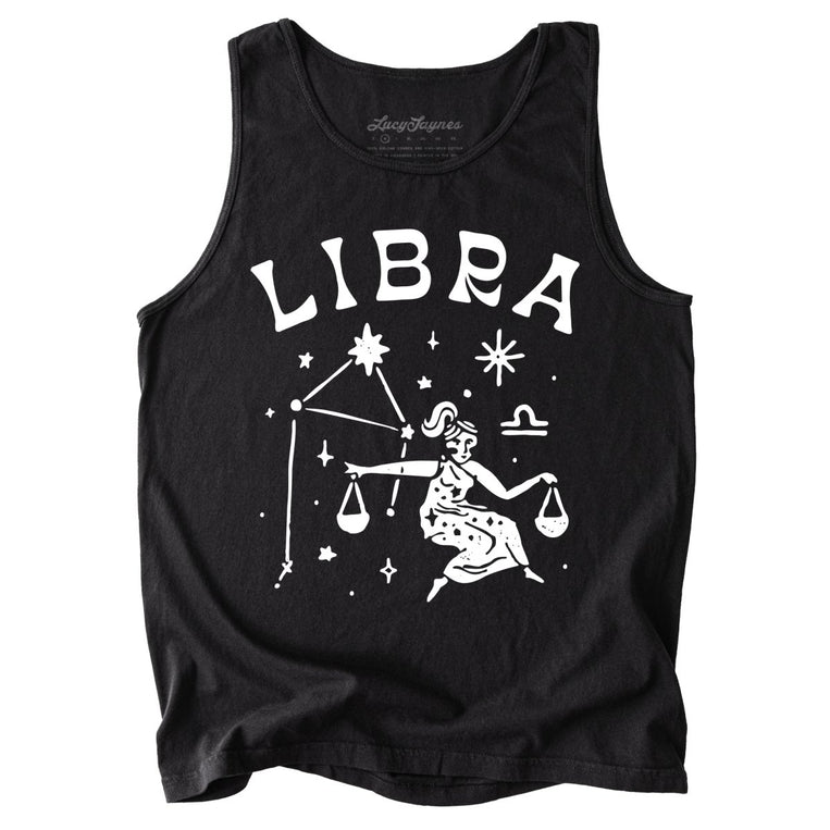 Libra Comfort Colors Graphic Tank Top