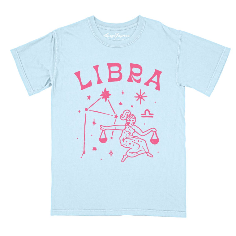 Libra - Chambray - Comfort Colors Tee