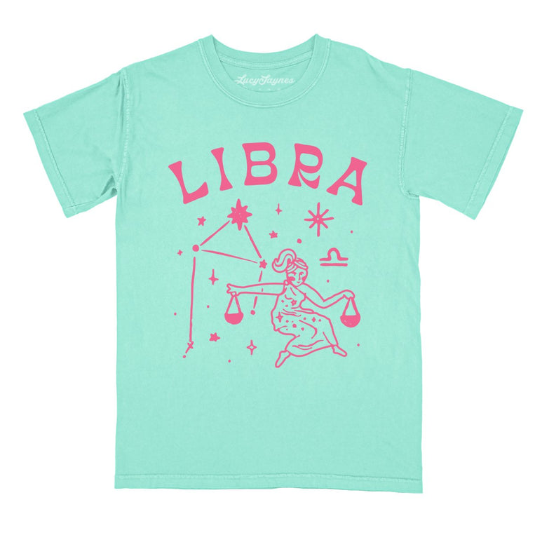 Libra - Island Reef - Comfort Colors Tee
