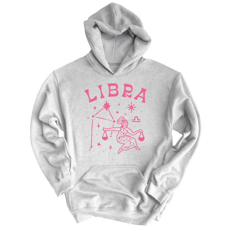 Libra - Ash - Unisex Hoodie