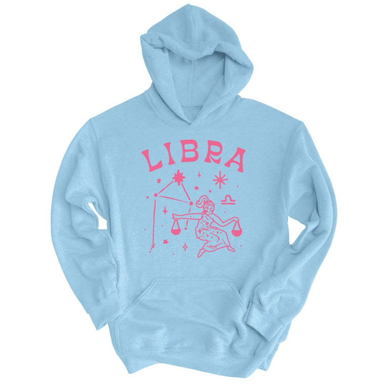 Libra - Light Blue - Unisex Hoodie